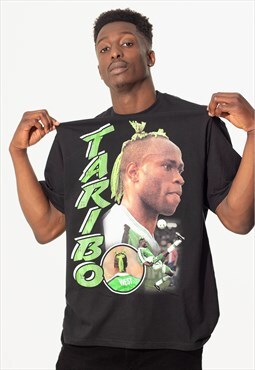 Taribo West Football Unisex Tee T-Shirt in Black