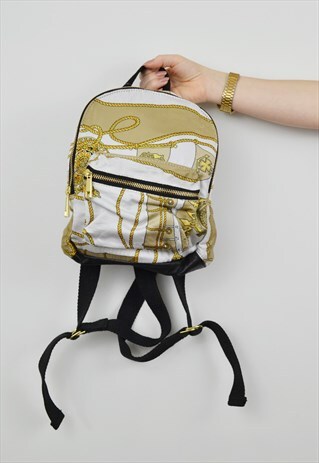 SCARF PRINT BACKPACK