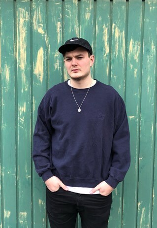 NAVY STARTER CREWNECK SWEATSHIRT