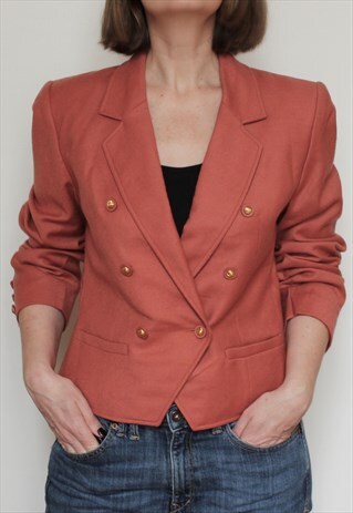 PINK WOOL JACKET
