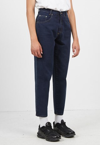 VINTAGE RETRO NAVY DENIM JEANS