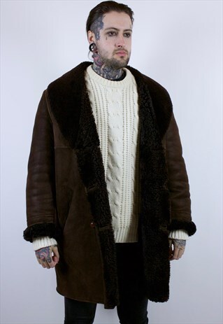 VINTAGE GENUINE SHEEPSKIN COAT
