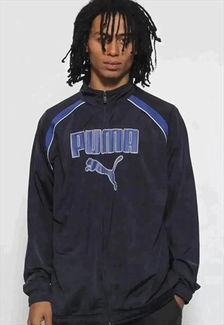 VINTAGE PUMA TRACK JACKET BLUE