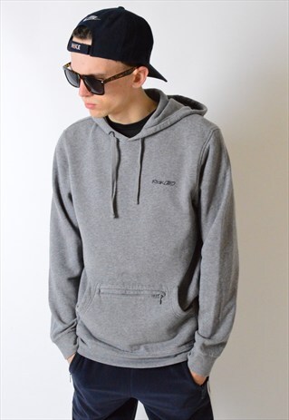VINTAGE 90S GREY REEBOK HOODIE JUMPER