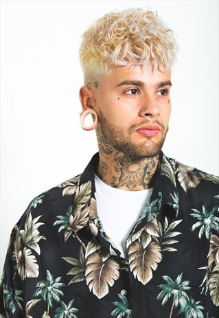 VINTAGE 80S HAWAIIAN SHORT SLEEVE SHIRT/ S6576