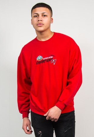 TAMPA BAY BUCCANEERS SWEATSHIRT SUPER BOWL NFL CHAMPIONS