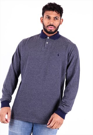 RALPH LAUREN LONG POLO SHIRT T610