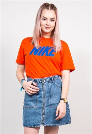 VINTAGE 90'S BRIGHT ORANGE NIKE SPORTS TEE