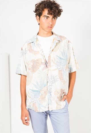 VINTAGE 80S HAWAIIAN SHIRT / S1536