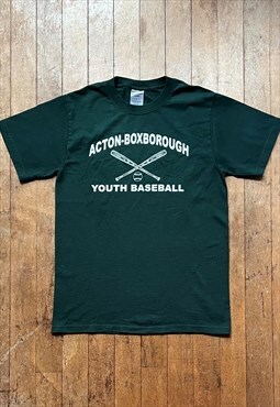 Jerzees Green Print T - Shirt