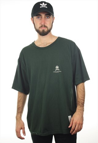 VINTAGE TOMMY HILFIGER CREST LOGO OVERSIZE T SHIRT TEE