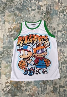Nickelodeon Vintage Style Rugrats Jersey Vest Top