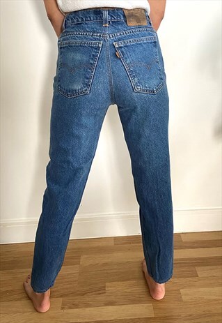 REWORKED HIGH WAIST MOM JEANS