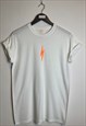 Neon Orange lightning bolt t-shirt - unisex fit