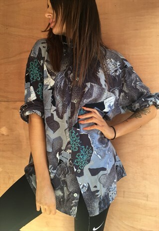 OVERSIZED RETRO 90S 80S VINTAGE UNISEX FESTIVAL SHIRT