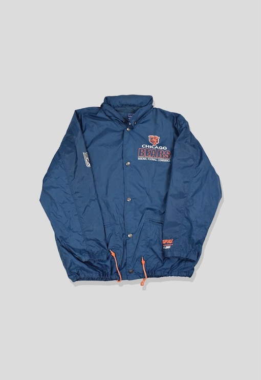 chicago bears windbreaker jacket