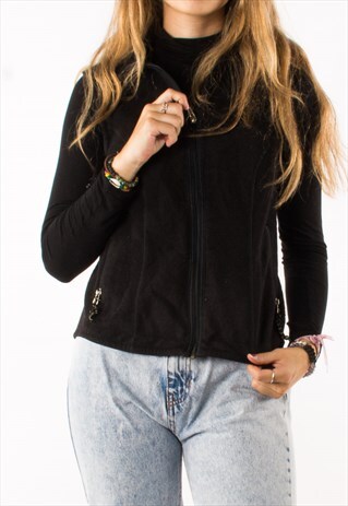 BLACK PATAGONIA SYNCHILLA VEST FLEECE