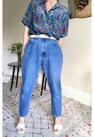 BLUE LEE MOM JEANS