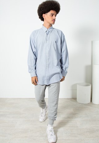 VINTAGE 80S POLO RALPH LAUREN SHIRT S4772