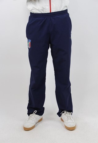 VINTAGE PUMA ITALIA NAVY TRACKSUIT BOTTOMS