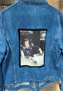 Reworked Levis x Scarface vintage denim jacket 