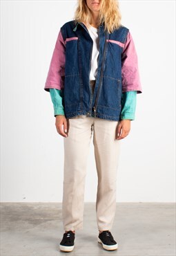 Women's Louis London Denim Cotton Sleeves Jacket 