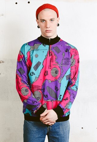 VINTAGE 80S BOLD SPORTS SWEATSHIRT