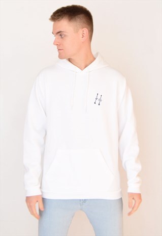 WHITE ARROWS (NAVY) HOODIE