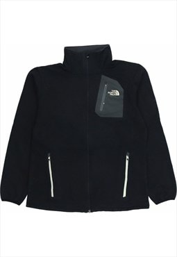 The North Face 90's Spellout Zip Up Fleece Small Black