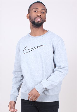 VINTAGE GREY BAGGY SWEATSHIRT NIKE