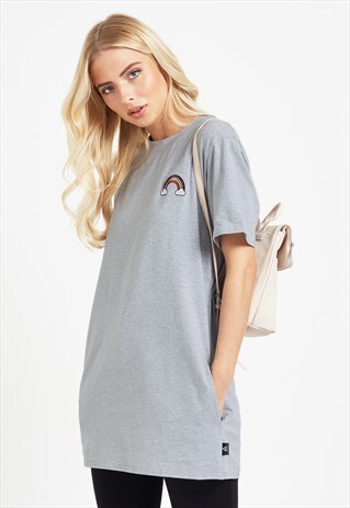 RAINBOW TEE -DRESS SHORT SLEEVED