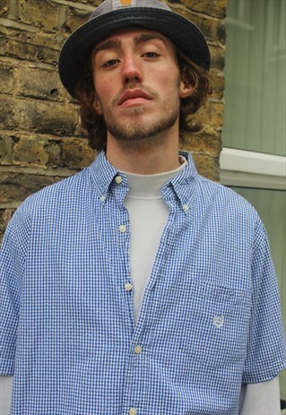 VINTAGE / 90'S / CHAPS (RALPH LAUREN) / BLUE SHIRT