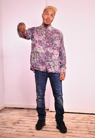 VINTAGE ABSTRACT FESTIVAL SHIRT