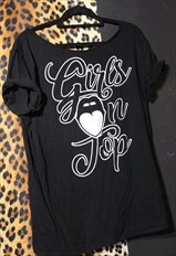 Black Girls on Top Sexy T-shirt 