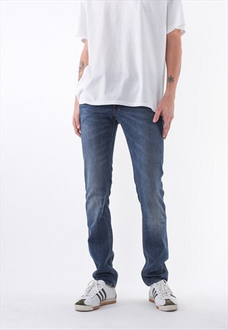 ACNE JEANS DENIM PANTS TROUSERS BLUE SKINNY