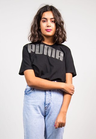 90'S BLACK PUMA T-SHIRT
