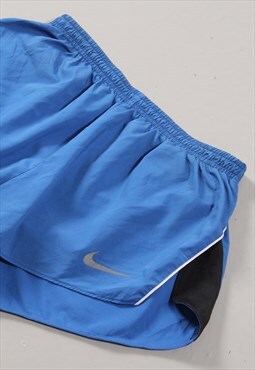 Vintage Nike Shorts in Blue Summer Gym Sportswear Medium