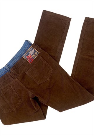 VINTAGE Y2K D & G CORDUROY TROUSERS/JEANS