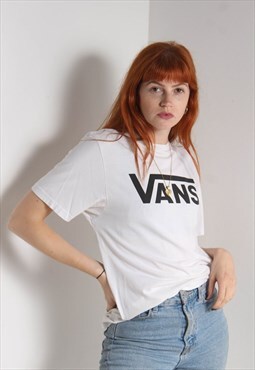 Vintage Vans Fitted T-shirt White