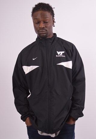 VINTAGE NIKE TRACKSUIT TOP JACKET BLACK