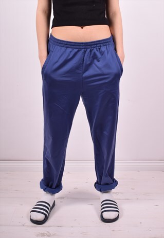 DIADORA WOMENS VINTAGE TRACKSUIT TROUSERS W30 L29 90'S