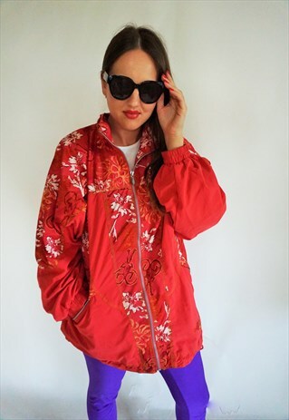 VINTAGE WINDBREAKER PARACHUTE TRACKSUIT SPORTS JACKET RUN