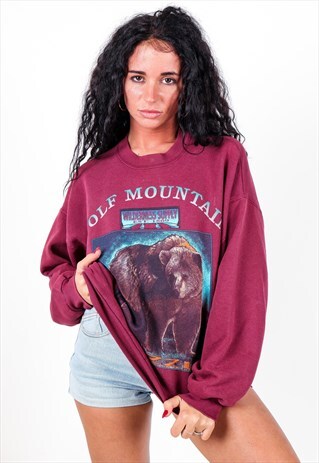 VINTAGE PRINTED SWEATSHIRT SW571
