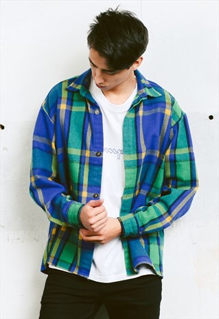 VINTAGE WOOL SHIRT JACKET