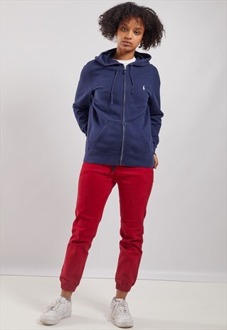 VINTAGE RALPH LAUREN ZIP-UP HOODIE