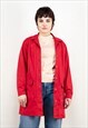 VINTAGE 80S RED WORK COAT