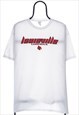Vintage NCAA Louisville Cardinals White TShirt Mens