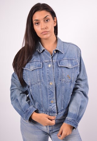 VINTAGE DANIEL HECHTER DENIM JACKET BLUE