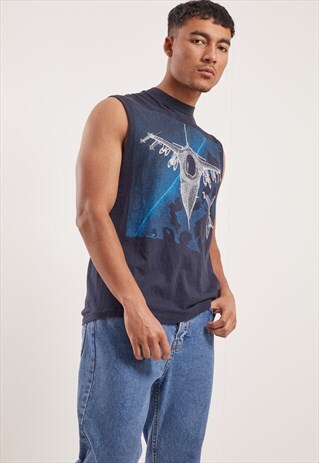 VINTAGE F-16 GRAPHIC VEST