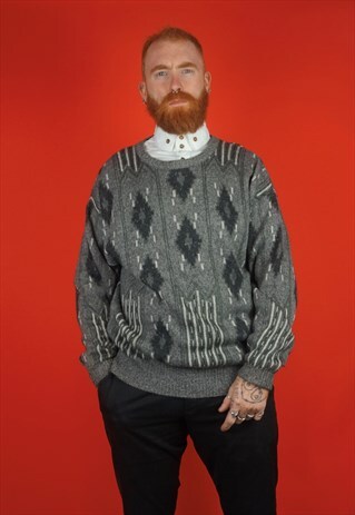 VINTAGE1990S GREY LONDON FOG JUMPER